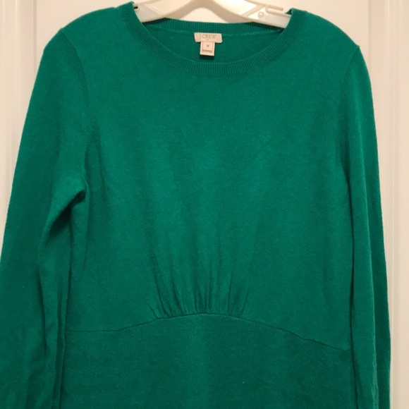 J. Crew Women’s Green Sweater Dress - Picture 3 of 3